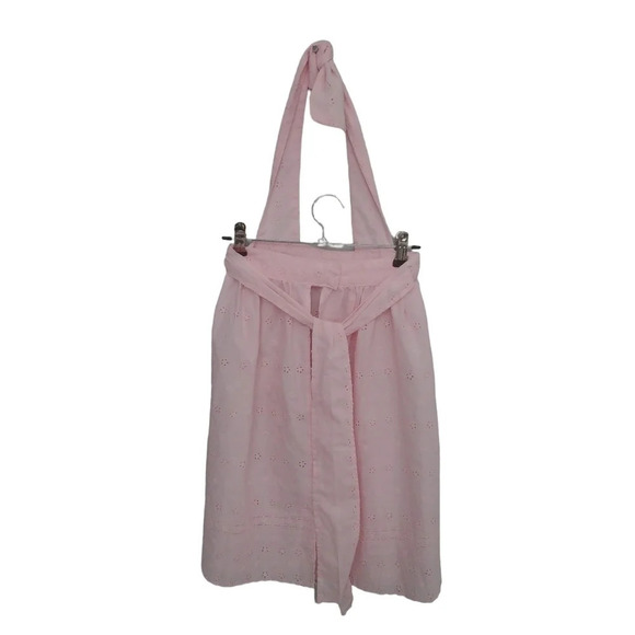 Handmade/Handcrafted Pink Eyelet  Apron - Picture 5 of 6